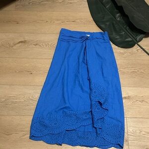 Jason Wu Asymmetrical Blue Skirt